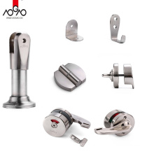 Aogao Factory Cheap Price Stainless Steel Partition Restroom Partition Toilet Hardware